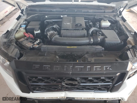 2022 Nissan Frontier S with VIN 1N6ED1CL5NN649600, listed as a Copart auction lot 50141905 with 40,665 mi miles and Salvage Title. Bid and sale history available at carsss.com. Image 11.