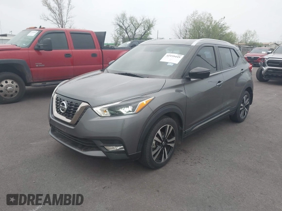 2019 Nissan Kicks SR with VIN 3N1CP5CU1KL506188, listed as a IAAI auction lot 41939449 with 15,926 mi miles. Bid and sale history available at carsss.com. Image 2.