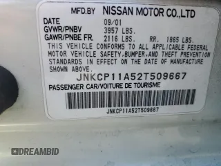 2002 Infiniti G20 Luxury z VIN JNKCP11A52T509667, wystawiony jako Copart lot #72986584 z przebiegiem 119 458 mil mil oraz Szkody całkowita. Historia ofert i sprzedaży dostępna na DreamBid. Obrazek 14.