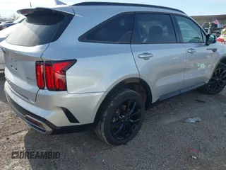 2021 Kia Sorento SX Prestige X-Line with VIN 5XYRKDLF0MG046274, listed as a IAAI auction lot 41046731 with 71,033 mi miles. Bid and sale history available at carsss.com. Image 4.