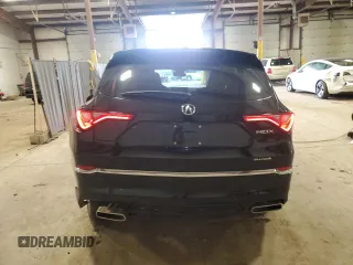 2023 Acura MDX with VIN 5J8YE1H37PL018059, listed as a Copart auction lot 45511545 with 30,851 mi miles and Salvage Title. Bid and sale history available at carsss.com. Image 6.