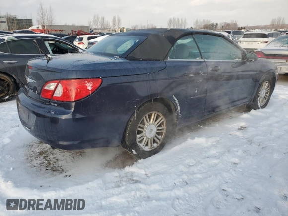 2008 Chrysler Sebring Touring with VIN 1C3LC55R08N258515, listed as a Copart auction lot 88747185 with 184,983 mi miles and Clean Title. Bid and sale history available at DreamBid. Image 3.