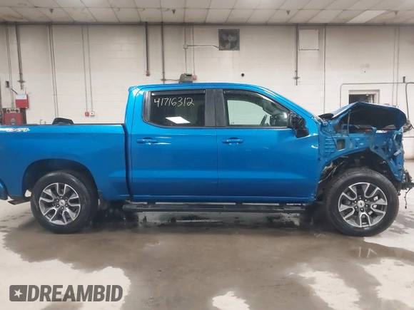 2023 Chevrolet Silverado 1500 RST with VIN 1GCUDEED7PZ110340, listed as a IAAI auction lot 41716312 with 24,197 mi miles. Bid and sale history available at carsss.com. Image 13.