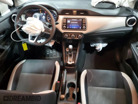 2021 Nissan Versa SV with VIN 3N1CN8EV2ML843775, listed as a Copart auction lot 56250945 with 80,877 mi miles and Salvage title. Bid and sale history available at DreamBid. Image 8.