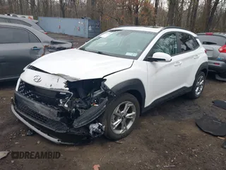 2022 Hyundai Kona SEL with VIN KM8K3CAB2NU858308, listed as a IAAI auction lot 42021360 with 17,894 mi miles and . Bid and sale history available at DreamBid. Image 16.
