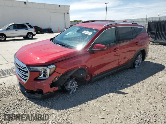 2022 GMC Terrain SLT с VIN 3GKALVEV7NL100267, выставлен на аукционе Copart как лот 59670735 с пробегом 62 201 миль миль и Списание • Salvage title. История ставок и продаж доступна на DreamBid. Изображение 1.
