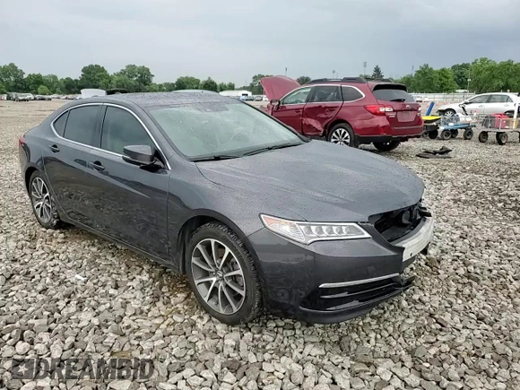 2015 Acura TLX Technology with VIN 19UUB2F50FA022336, listed as a Copart auction lot 63261685 with 86,465 mi miles and Salvage title. Bid and sale history available at DreamBid. Image 14.