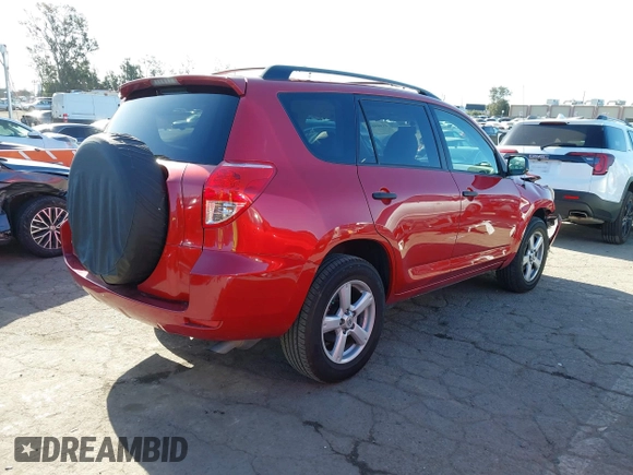 2008 Toyota RAV4 with VIN JTMZK33V086012121, listed as a IAAI auction lot 41944072 with 178,835 mi miles. Bid and sale history available at carsss.com. Image 4.
