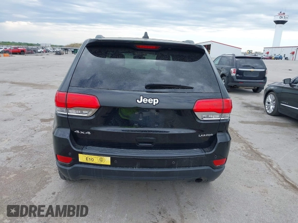 2018 Jeep Grand Cherokee Laredo E with VIN 1C4RJFAG6JC335606, listed as a IAAI auction lot 42280666 with 113,438 mi miles and . Bid and sale history available at DreamBid. Image 16.