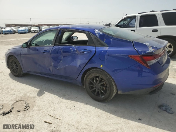 2021 Hyundai Elantra SEL with VIN 5NPLM4AG0MH032699, listed as a Copart auction lot 48400045 with 49,216 mi miles and Salvage Title. Bid and sale history available at carsss.com. Image 2.