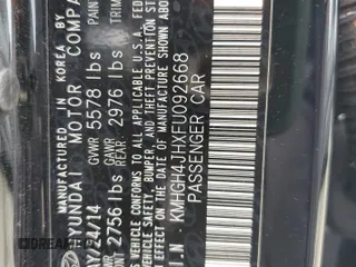 2015 Hyundai Equus Ultimate z VIN KMHGH4JHXFU092668, wystawiony jako Copart lot #59670575 z przebiegiem 87 297 mil mil oraz Szkoda całkowita • Salvage title. Historia ofert i sprzedaży dostępna na DreamBid. Obrazek 12.