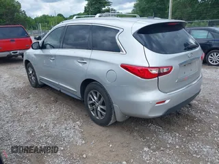 2014 Infiniti QX60 with VIN 5N1AL0MN2EC553994, listed as a IAAI auction lot 42251356 with 168,277 mi miles and . Bid and sale history available at DreamBid. Image 3.