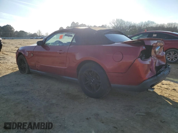 2011 Ford Mustang V6 with VIN 1ZVBP8EM8B5154117, listed as a Copart auction lot 45344255 with 137,343 mi miles and Salvage title. Bid and sale history available at DreamBid. Image 2.