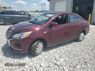 2024 Mitsubishi Mirage ES z VIN ML32FUFJ7RHF08341, wystawiony jako Copart lot #62182295 z przebiegiem 32 228 mil mil oraz Szkoda całkowita • Salvage title. Historia ofert i sprzedaży dostępna na DreamBid. Obrazek 1.