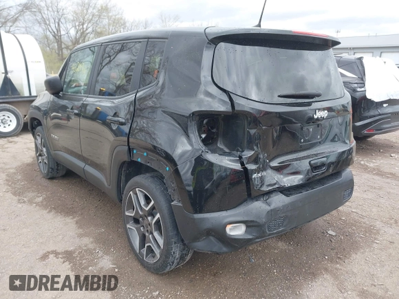 2021 Jeep Renegade Jeepster with VIN ZACNJDAB4MPM23154, listed as a IAAI auction lot 41997306 with 35,209 mi miles and . Bid and sale history available at DreamBid. Image 6.