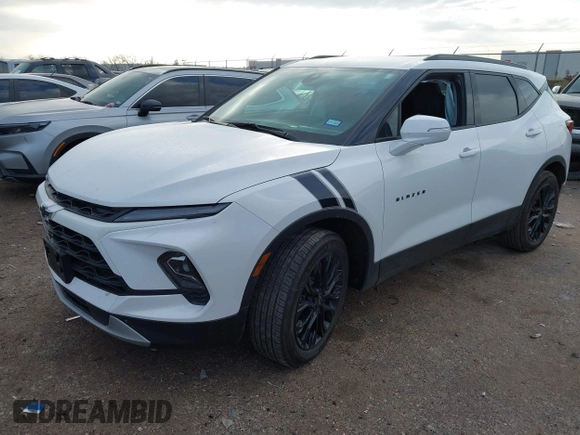 2024 Chevrolet Blazer LT with VIN 3GNKBDR47RS178033, listed as a IAAI auction lot 41106832 with 8,752 mi miles and . Bid and sale history available at DreamBid. Image 17.