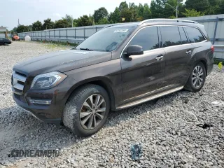 2016 Mercedes-Benz GL with VIN 4JGDF6EEXGA685261, listed as a Copart auction lot 63542594 with 132,467 mi miles and Salvage Title. Bid and sale history available at carsss.com. Image 1.