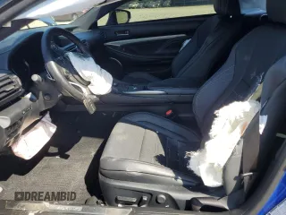 2022 Lexus RC with VIN JTHGA5BC2N5012126, listed as a Copart auction lot 76266574 with 17,693 mi miles and Salvage Title. Bid and sale history available at carsss.com. Image 7.