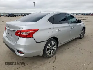 2017 Nissan Sentra S with VIN 3N1AB7AP3HY221244, listed as a Copart auction lot 62155795 with 166,926 mi miles and Salvage title. Bid and sale history available at DreamBid. Image 3.