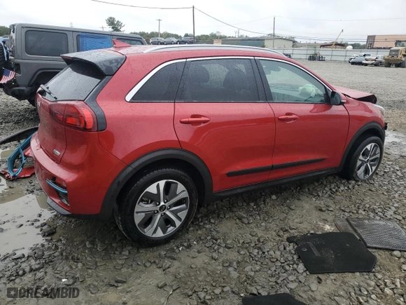 2021 Kia Niro EV EX Premium with VIN KNDCE3LG7M5099532, listed as a Copart auction lot 73169834 with 0 mi miles and Salvage Title. Bid and sale history available at carsss.com. Image 3.
