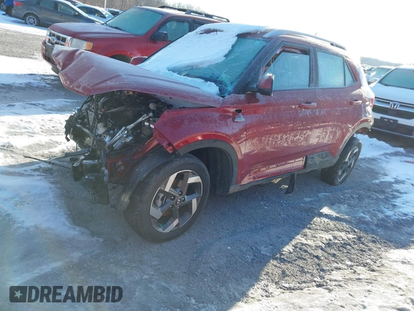 2024 Hyundai Venue SEL with VIN KMHRC8A33RU327385, listed as a IAAI auction lot 41247378 with 5,591 mi miles and . Bid and sale history available at DreamBid. Image 21.