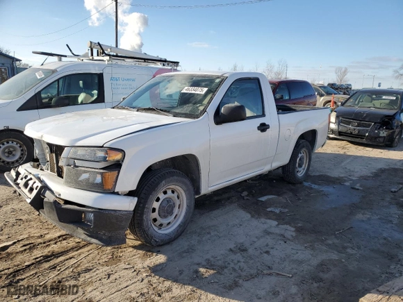 2012 Chevrolet Colorado Work Truck with VIN 1GCCSBF94C8136386, listed as a Copart auction lot 46334075 with 115,868 mi miles and Salvage Title. Bid and sale history available at carsss.com. Image 1.