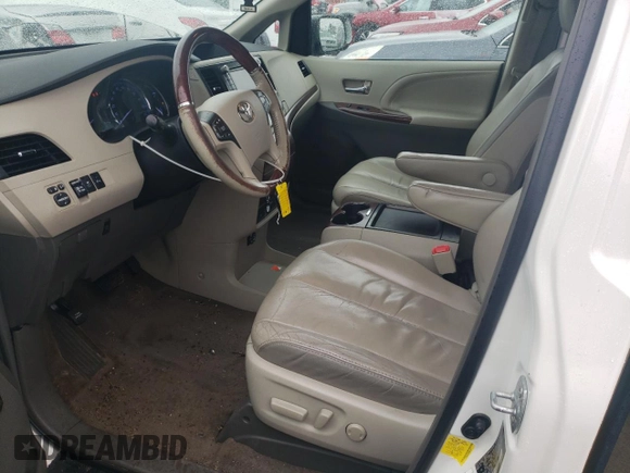 2011 Toyota Sienna XLE with VIN 5TDDK3DC8BS028341, listed as a Copart auction lot 51508345 with 178,411 mi miles and Salvage Title. Bid and sale history available at carsss.com. Image 7.