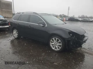 2014 Volkswagen Jetta SportWagen TDI w/Sunroof with VIN 3VWPL7AJ7EM607049, listed as a Copart auction lot 44135785 with 125,946 mi miles and Salvage Title. Bid and sale history available at carsss.com. Image 4.
