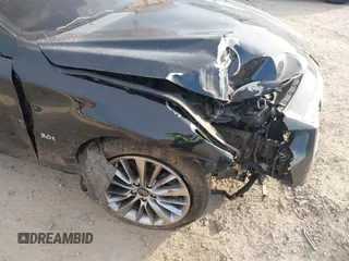 2019 Infiniti Q50 3.0t LUXE with VIN JN1EV7AP3KM541747, listed as a IAAI auction lot 40973538 with 43,139 mi miles. Bid and sale history available at carsss.com. Image 17.