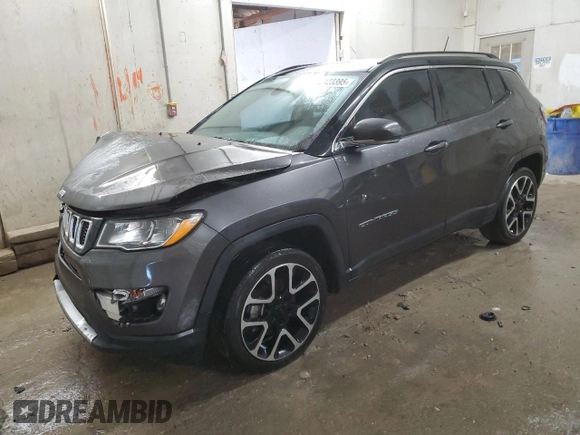 2018 Jeep Compass Limited with VIN 3C4NJCCBXJT318911, listed as a Copart auction lot 42123395 with 139,024 mi miles and Salvage Title. Bid and sale history available at carsss.com. Image 1.