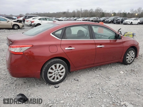 2015 Nissan Sentra SV with VIN 3N1AB7AP8FY315715, listed as a Copart auction lot 49109555 with 175,674 mi miles and Salvage Title. Bid and sale history available at carsss.com. Image 3.