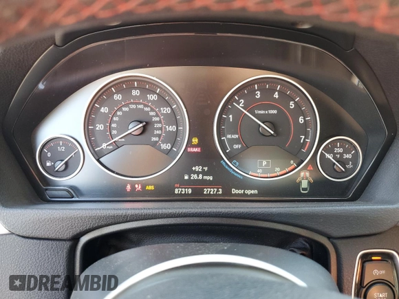 2016 BMW 4 Series 428i z VIN WBA4A9C59GG696298, wystawiony jako Copart lot #52348325 z przebiegiem 87 319 mil mil oraz Szkoda całkowita • Salvage title. Historia ofert i sprzedaży dostępna na DreamBid. Obrazek 9.