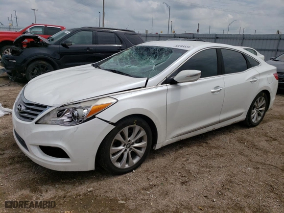 2014 Hyundai Azera with VIN KMHFG4JGXEA418183, listed as a Copart auction lot 68283534 with 126,178 mi miles and Salvage Title. Bid and sale history available at carsss.com. Image 1.