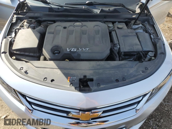 2017 Chevrolet Impala LT with VIN 2G1105S35H9144744, listed as a Copart auction lot 51309035 with 52,728 mi miles and Salvage Title. Bid and sale history available at DreamBid. Image 11.