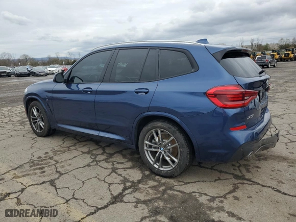 2019 BMW X3 xDrive30i with VIN 5UXTR9C51KLE11649, listed as a Copart auction lot 50397265 with 55,540 mi miles and Salvage Title. Bid and sale history available at carsss.com. Image 2.