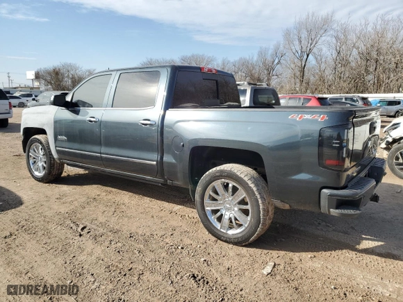 2017 Chevrolet Silverado 1500 High Country with VIN 3GCUKTEJ9HG507713, listed as a Copart auction lot 43930665 with 106,808 mi miles and Salvage Title. Bid and sale history available at carsss.com. Image 2.