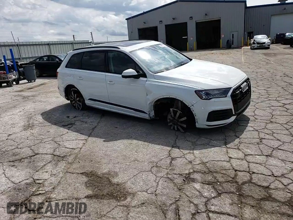 2024 Audi Q7 Premium Plus with VIN WA1LCBF71RD001839, listed as a Copart auction lot 56905244 with 8,832 mi miles and Salvage Title. Bid and sale history available at carsss.com. Image 12.