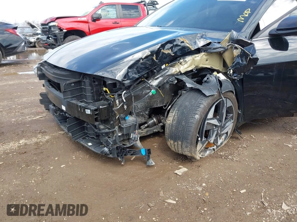 2023 Hyundai Elantra SEL with VIN KMHLS4AG8PU607773, listed as a IAAI auction lot 41887145 with 17,551 mi miles and . Bid and sale history available at DreamBid. Image 6.