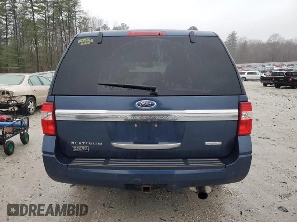 2015 Ford Expedition Platinum with VIN 1FMJU1MT4FEF46424, listed as a Copart auction lot 51551175 with 238,259 mi miles and Clean title. Bid and sale history available at DreamBid. Image 6.