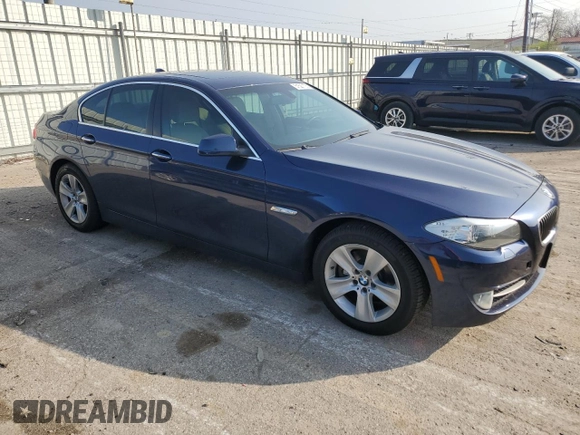 2013 BMW 5 Series 528i xDrive with VIN WBAXH5C50DD107394, listed as a Copart auction lot 51527105 with 128,009 mi miles and Clean Title. Bid and sale history available at carsss.com. Image 4.