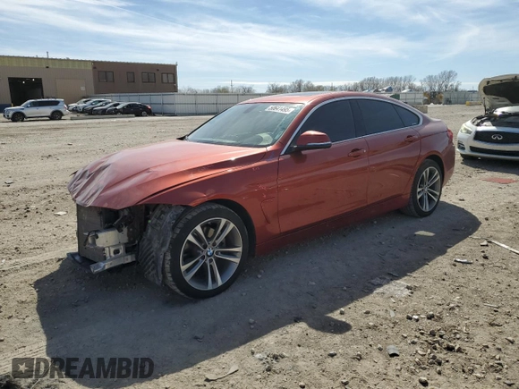 2019 BMW 4 Series 430i xDrive with VIN WBA4J3C51KBL09987, listed as a Copart auction lot 50641495 with 91,871 mi miles and Salvage Title. Bid and sale history available at carsss.com. Image 1.