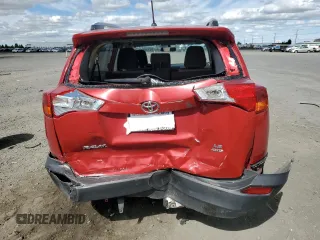 2015 Toyota RAV4 LE with VIN JTMBFREV9FD126259, listed as a Copart auction lot 62152715 with 30,953 mi miles and Salvage title. Bid and sale history available at DreamBid. Image 6.