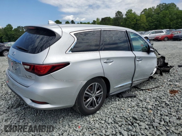 2019 Infiniti QX60 Pure with VIN 5N1DL0MM3KC521717, listed as a Copart auction lot 55483915 with 118,757 mi miles and Salvage title. Bid and sale history available at DreamBid. Image 3.