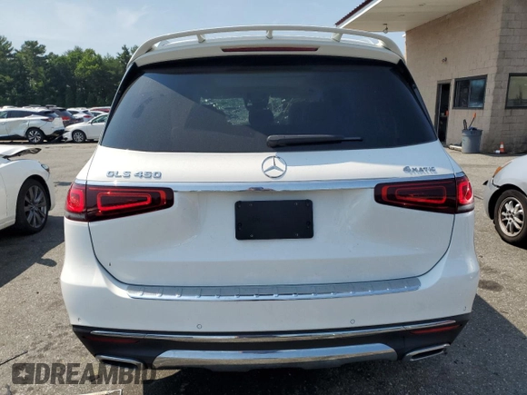 2021 Mercedes-Benz GLS 450 with VIN 4JGFF5KE5MA530216, listed as a Copart auction lot 58263894 with 30,972 mi miles and Salvage Title. Bid and sale history available at DreamBid. Image 6.