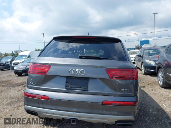2018 Audi Q7 Prestige with VIN WA1VAAF75JD036199, listed as a IAAI auction lot 42557507 with 104,644 mi miles and . Bid and sale history available at DreamBid. Image 16.