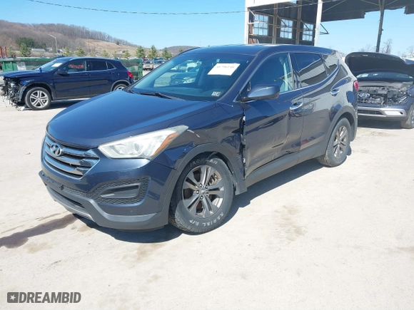 2013 Hyundai Santa Fe Sport with VIN 5XYZTDLB3DG061457, listed as a IAAI auction lot 41796148 with 115,777 mi miles. Bid and sale history available at carsss.com. Image 2.