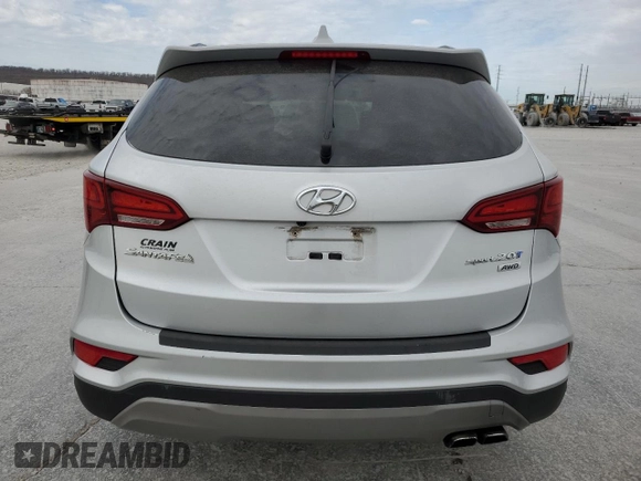 2017 Hyundai Santa Fe 2.0T with VIN 5XYZUDLA3HG413463, listed as a Copart auction lot 50552885 with 195,657 mi miles and Clean title. Bid and sale history available at DreamBid. Image 6.
