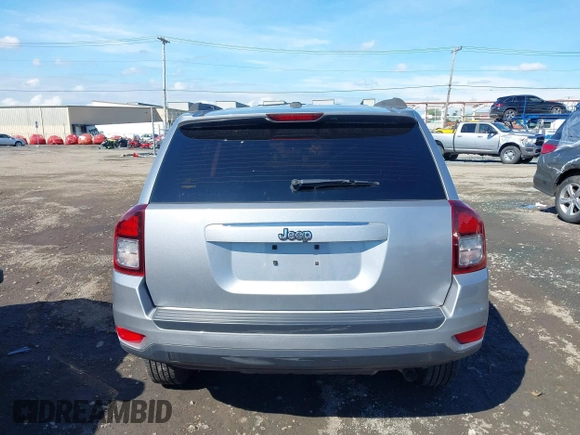 2017 Jeep Compass Sport SE with VIN 1C4NJCBA3HD185854, listed as a IAAI auction lot 42365395 with 100,308 mi miles and . Bid and sale history available at DreamBid. Image 16.