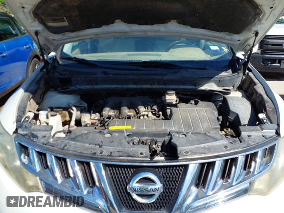 2010 Nissan Murano SL with VIN JN8AZ1MW9AW123166, listed as a IAAI auction lot 42096111 with 254,935 mi miles. Bid and sale history available at carsss.com. Image 10.