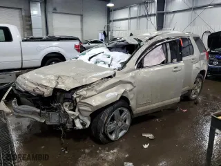2012 GMC Terrain SLE-2 with VIN 2GKFLTEK6C6374853, listed as a Copart auction lot 45666845 with 0 mi miles and Salvage Title. Bid and sale history available at carsss.com. Image 1.